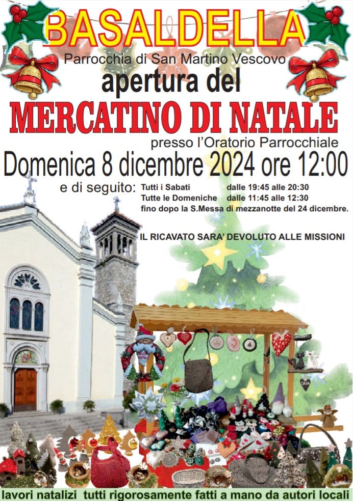 Mercatino di Natale 2024 a Basaldella: Creatività e Solidarietà